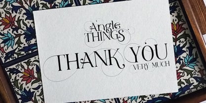 Angle Things Font Poster 10