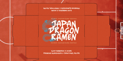 Dynasty Dragon Font Poster 7