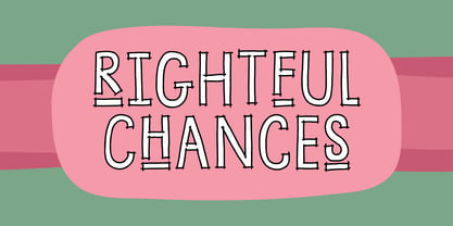 Rightful Chances Font Poster 1