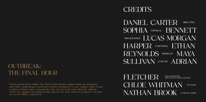 Scaver Font Poster 6