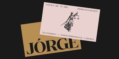 Scaver Font Poster 3