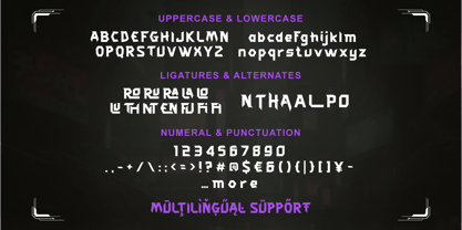 Phantom Mecha Font Poster 10