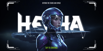 Phantom Mecha Font Poster 3