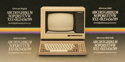 Advercase Font Poster 4