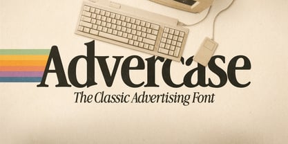 Advercase Font Poster 1