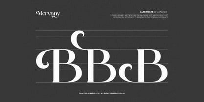 Morvany Font Poster 5