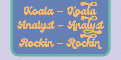 Molugle Font Poster 3