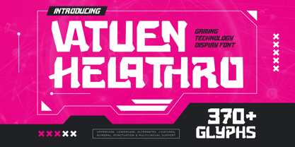 Vatuen Helathro Font Poster 1