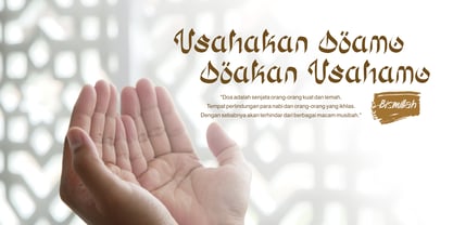 Sahur Font Poster 2