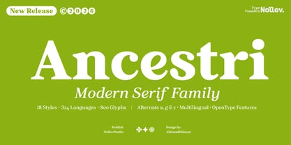 Ancestri Font Poster 1