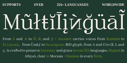 Ancestri Font Poster 8