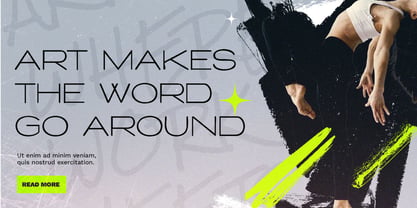 Bagoes Font Poster 2
