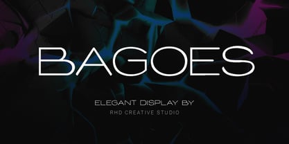 Bagoes Font Poster 1