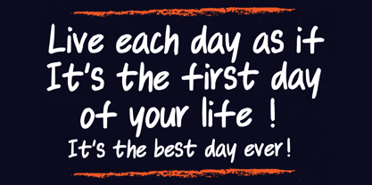 Quick Book Writing Font Poster 3