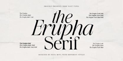 The Erupha Font Poster 1