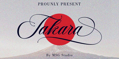 Takara Font Poster 1