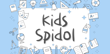 Kids Spidol Font Poster 1