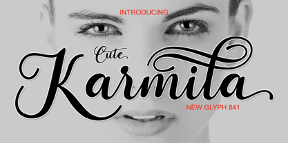 Cute Karmila Font Poster 1