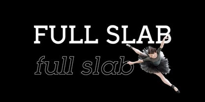 Full Slab Font Poster 2