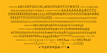 Full Slab Font Poster 9