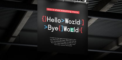 Codent Pro Font Poster 9
