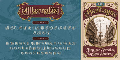 Slanfield Font Poster 6