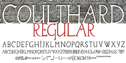 Coulthard Font Poster 1