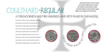 Coulthard Font Poster 5
