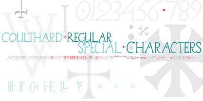 Coulthard Font Poster 4
