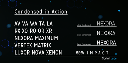 Nexora Font Poster 7