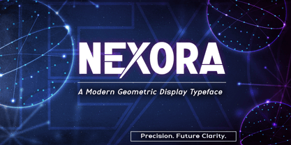 Nexora Font Poster 1