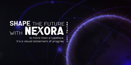 Nexora Font Poster 9