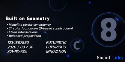 Nexora Font Poster 3