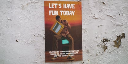 Funky Dough Font Poster 9