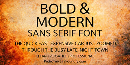 001 Sans Serif Family Font Poster 4