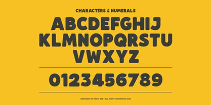 Holiday Sunshine Font Poster 2