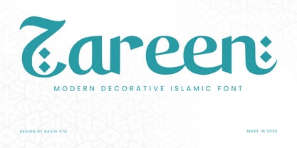 Zareen Font Poster 1