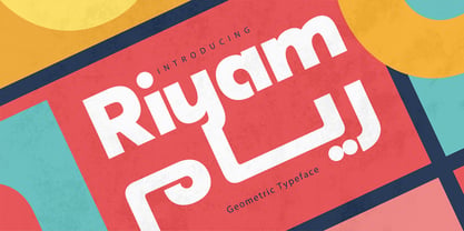 JH Riyam text Font Poster 12