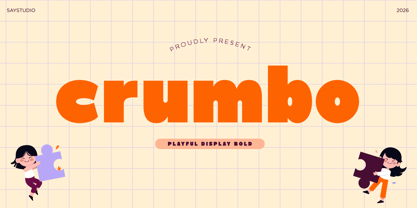 Crumbo Font Poster 1