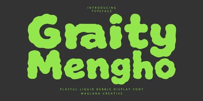 MC Graity Mengho Font Poster 1