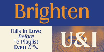 MN Managa Serif Font Poster 15