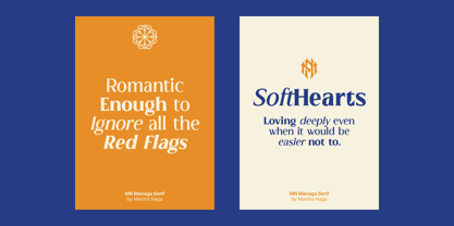 MN Managa Serif Font Poster 7