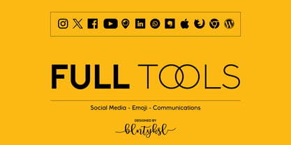 Full Tools Font Poster 1