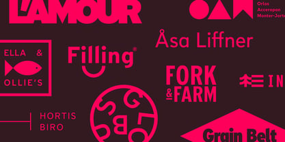 Limit Variable Concept Full Font Poster 8