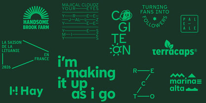 Limit Variable Concept Full Font Poster 12