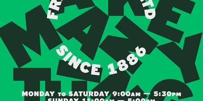 Limit Variable Concept Full Font Poster 9
