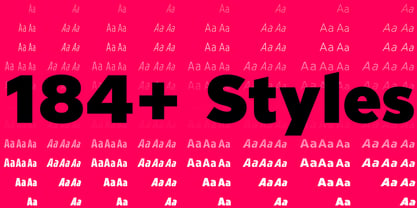 Limit Variable Concept Full Font Poster 6