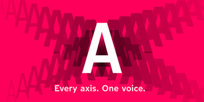 Limit Variable Concept Full Font Poster 4