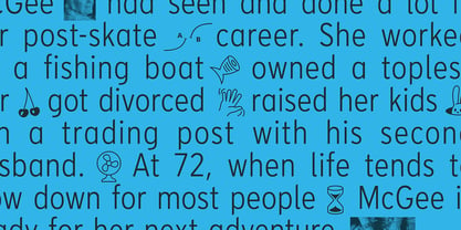 Limit Variable Concept Full Font Poster 11