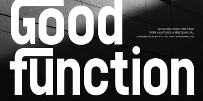 Good Function Font Poster 1